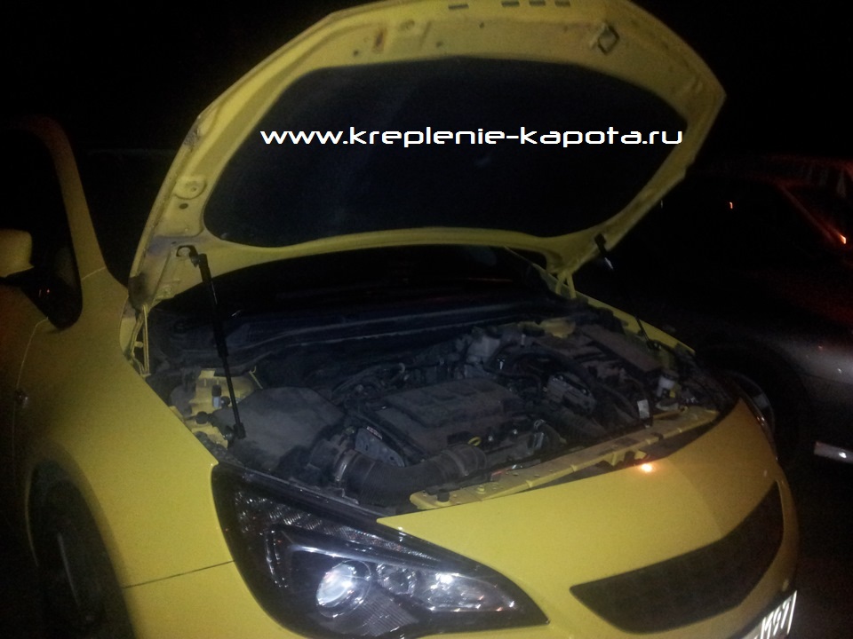Пневмоупор капота Opel Astra GTC Пневмоупор капота Опель Астра ЖТС